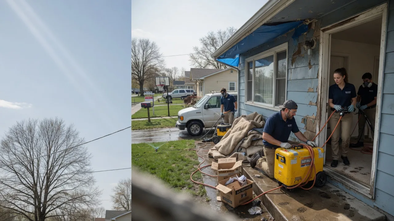 Basement Flood Cleanup in Hindsboro, IL near me